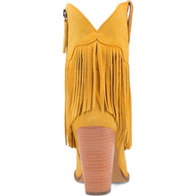 Load image into Gallery viewer, Dingo Women's Crazy Train Yellow Leather Snip Toe Boot DI185