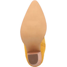 Load image into Gallery viewer, Dingo Women's Crazy Train Yellow Leather Snip Toe Boot DI185