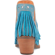 Load image into Gallery viewer, Dingo Women's Fine N' Dandy Blue Leather Narrow Toe Boot DI186
