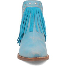 Load image into Gallery viewer, Dingo Women's Fine N' Dandy Blue Leather Narrow Toe Boot DI186