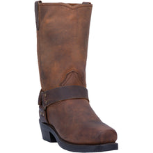 Load image into Gallery viewer, Dingo Men's Dean Leather Harness Square Toe Boot DI19076