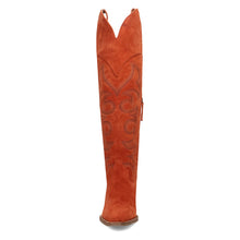 Load image into Gallery viewer, Dingo Women's Primadonna Suede Rust Leather Snip Toe Boot DI2190