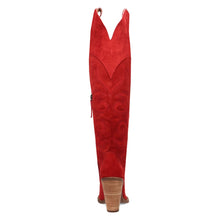 Load image into Gallery viewer, Dingo Women's Primadonna Suede Red Leather Snip Toe Boot DI2190