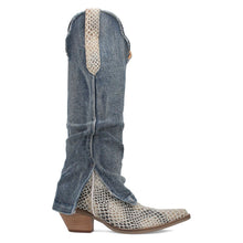 Load image into Gallery viewer, Dingo Men's Shabby Blue Leather Snip Toe Boot DI245