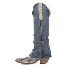 Load image into Gallery viewer, Dingo Men's Shabby Blue Leather Snip Toe Boot DI245