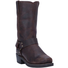 Load image into Gallery viewer, Dingo Men's Dean Leather Harness Square Toe Boot DI19074