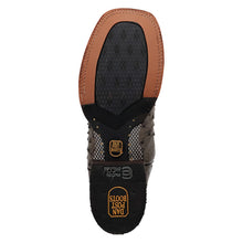Load image into Gallery viewer, Dan Post Men's Alamosa Ostrich Grey/Black Square Toe Boot DP5013