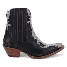 Load image into Gallery viewer, Dan Post Women's Crystal Leather Black Snip Toe Boot DP5125