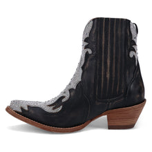 Load image into Gallery viewer, Dan Post Women's Crystal Leather Black Snip Toe Boot DP5125