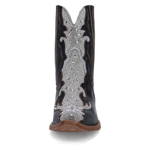 Load image into Gallery viewer, Dan Post Women's Crystal Leather Black Snip Toe Boot DP5125