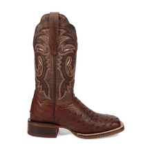 Load image into Gallery viewer, Dan Post Women's Kylo Ostrich Chocolate Square Toe Boot DP5250
