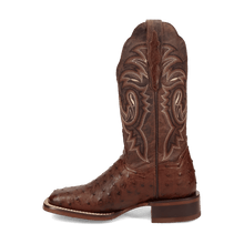 Load image into Gallery viewer, Dan Post Women's Kylo Ostrich Chocolate Square Toe Boot DP5250