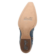 Load image into Gallery viewer, Dan Post Women's Stardust Blue Denim Snip Toe Boot DP7109