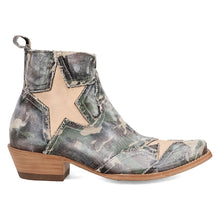 Load image into Gallery viewer, Dan Post Women's Stardust Camo Denim Snip Toe Boot DP7110