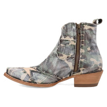 Load image into Gallery viewer, Dan Post Women's Stardust Camo Denim Snip Toe Boot DP7110