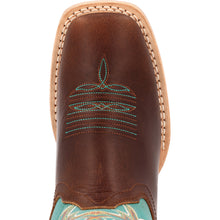 Load image into Gallery viewer, Durango Lady Rebel Pro Women’s Bay Brown Artic Blue Western Boot DRD0443