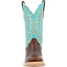 Load image into Gallery viewer, Durango Lady Rebel Pro Women’s Bay Brown Artic Blue Western Boot DRD0443