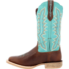 Load image into Gallery viewer, Durango Lady Rebel Pro Women’s Bay Brown Artic Blue Western Boot DRD0443