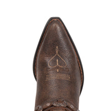 Load image into Gallery viewer, Durango Women's Crush Brown Heartbreaker Leather Snip Toe Boot RD4155