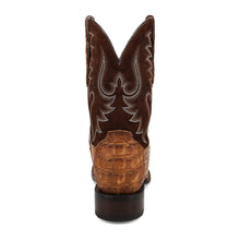 Load image into Gallery viewer, Dan Post Men's Leon Caiman Brass/Brown Rom Toe Boot DP5015