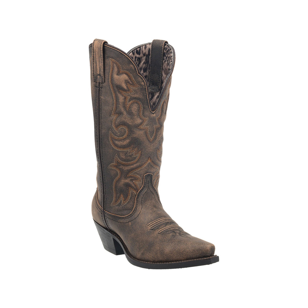 Laredo Women's Access Wide Calf Goat Leather Snip Toe Boot 51079