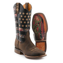 Load image into Gallery viewer, Tin Haul Men's Open Season / Deer Hunter Square Toe Boots 14-020-0077-0470 BR