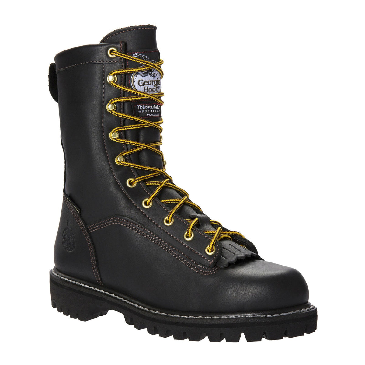 Heel Waterproof Low Heel Logger Boots Georgia Comfort Core