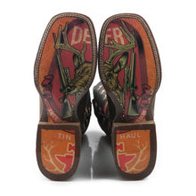 Load image into Gallery viewer, Tin Haul Men's Open Season / Deer Hunter Square Toe Boots 14-020-0077-0470 BR