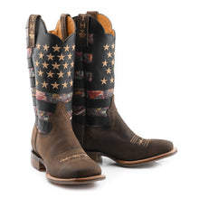 Load image into Gallery viewer, Tin Haul Men's Open Season / Deer Hunter Square Toe Boots 14-020-0077-0470 BR