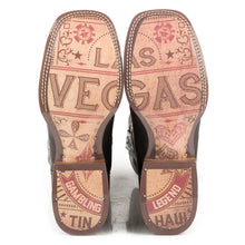 Load image into Gallery viewer, Tin Haul Men's 4 Kings/Gambling Legend Square Toe Boots 14-020-0077-0427 BL