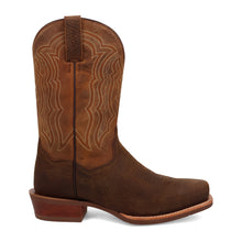 Load image into Gallery viewer, Dan Post Men's Creed Leather Chocolate/Tan Square Toe Boot DP7010