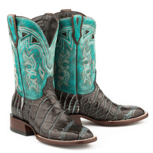 Load image into Gallery viewer, Stetson Brown Women's Madrid Alligator Medium Square Toe 0600