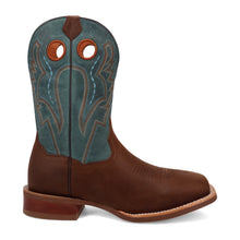 Load image into Gallery viewer, Dan Post Men's Leighton Leather Brown/Blue Square Toe Boot DP5173