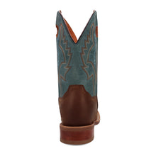 Load image into Gallery viewer, Dan Post Men's Leighton Leather Brown/Blue Square Toe Boot DP5173