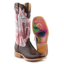 Load image into Gallery viewer, Tin Haul Women's Pinktalicious / Cactus Shades Square Toe Boots 14-021-0007-1470 BR