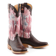 Load image into Gallery viewer, Tin Haul Women's Pinktalicious / Cactus Shades Square Toe Boots 14-021-0007-1470 BR