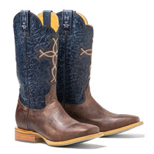 Load image into Gallery viewer, Tin Haul Men's Ichtusacross / Strength Square Toe Boots 14-020-0077-0450 BR