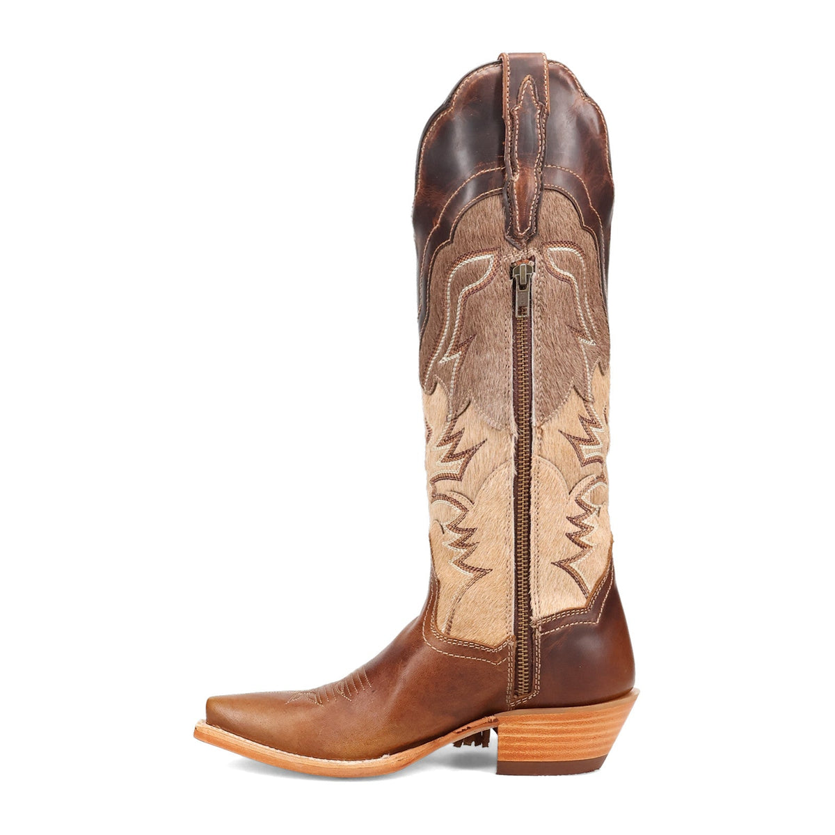 Dan Post Women's Dayla Leather Tan Snip Toe Boot DP7059