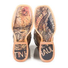 Load image into Gallery viewer, Tin Haul Men's Money Maker / Bald Eagle Square Toe Boots 14-020-0007-0342 BR
