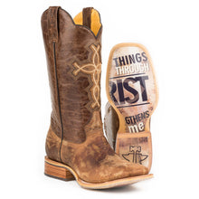 Load image into Gallery viewer, Tin Haul Men's Ichthys Aroundus W/ 4:13 Square Toe Boots 14-020-0007-0222 BR