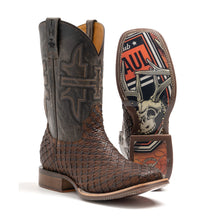 Load image into Gallery viewer, Tin Haul Men's Son Of A Buck / Th Hunter Square Toe Boots 14-020-0077-0440 GY