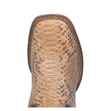 Load image into Gallery viewer, Dan Post Men's Templeton Python Beige Square Toe Boot DP4183