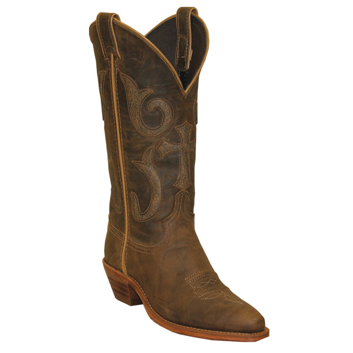 Abilene Ladies 12” Dakota Distressed Cowhide Snip Toe Boot 9222