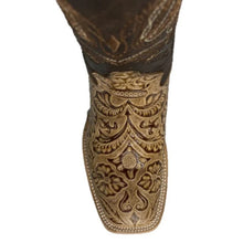 Load image into Gallery viewer, Cowtown Ladies Oryx Leather Wide Square Toe Boots Q452