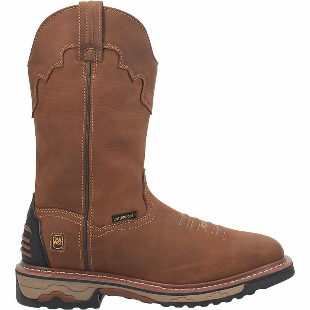 Dan Post Men's Boldon Western Cowboy Boot - Broad Square Toe, 11" Shaft