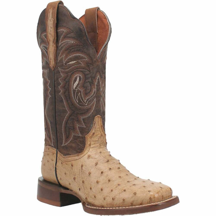 Dan Post Women's Kylo Full Quill Ostrich Square Toe Boot DP30011