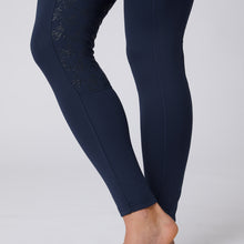 Load image into Gallery viewer, Equinavia Enora Womens Winter Full Seat Tights with Shiny Zippers CP3693