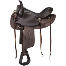 Load image into Gallery viewer, King Series Synthetic Gaited Round Skirt Trail Saddle KS715