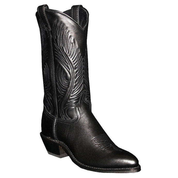 Abilene Ladies 11” Black Cowhide Boot 9050