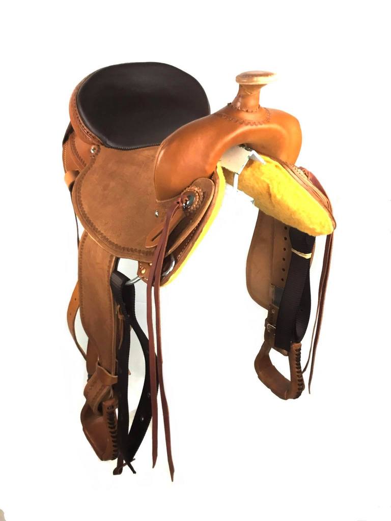 Colorado Roughout Cody Trail Saddle 1005334 BlackJack Horse Saddles
